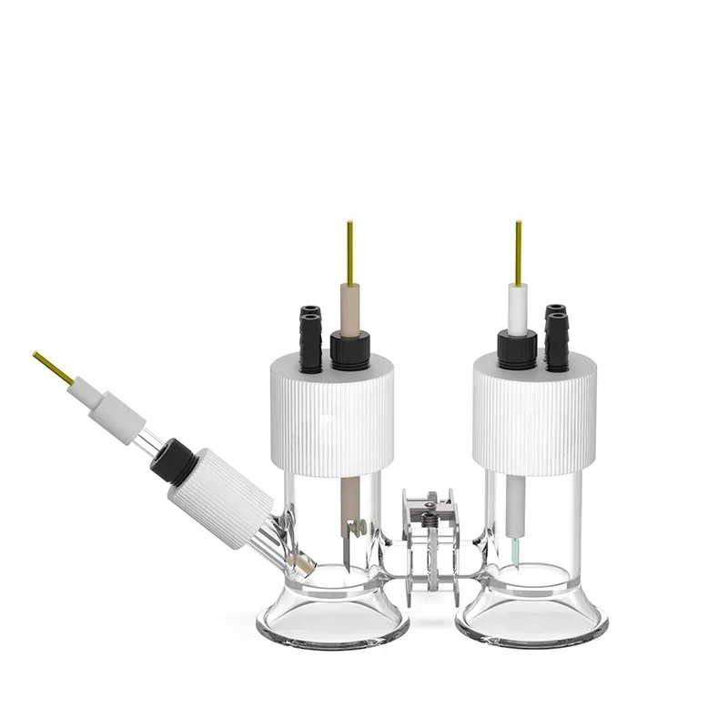 

H-type micro replaceable membrane sealed electrolytic cell/10-10ml/electrochemical three electrode system