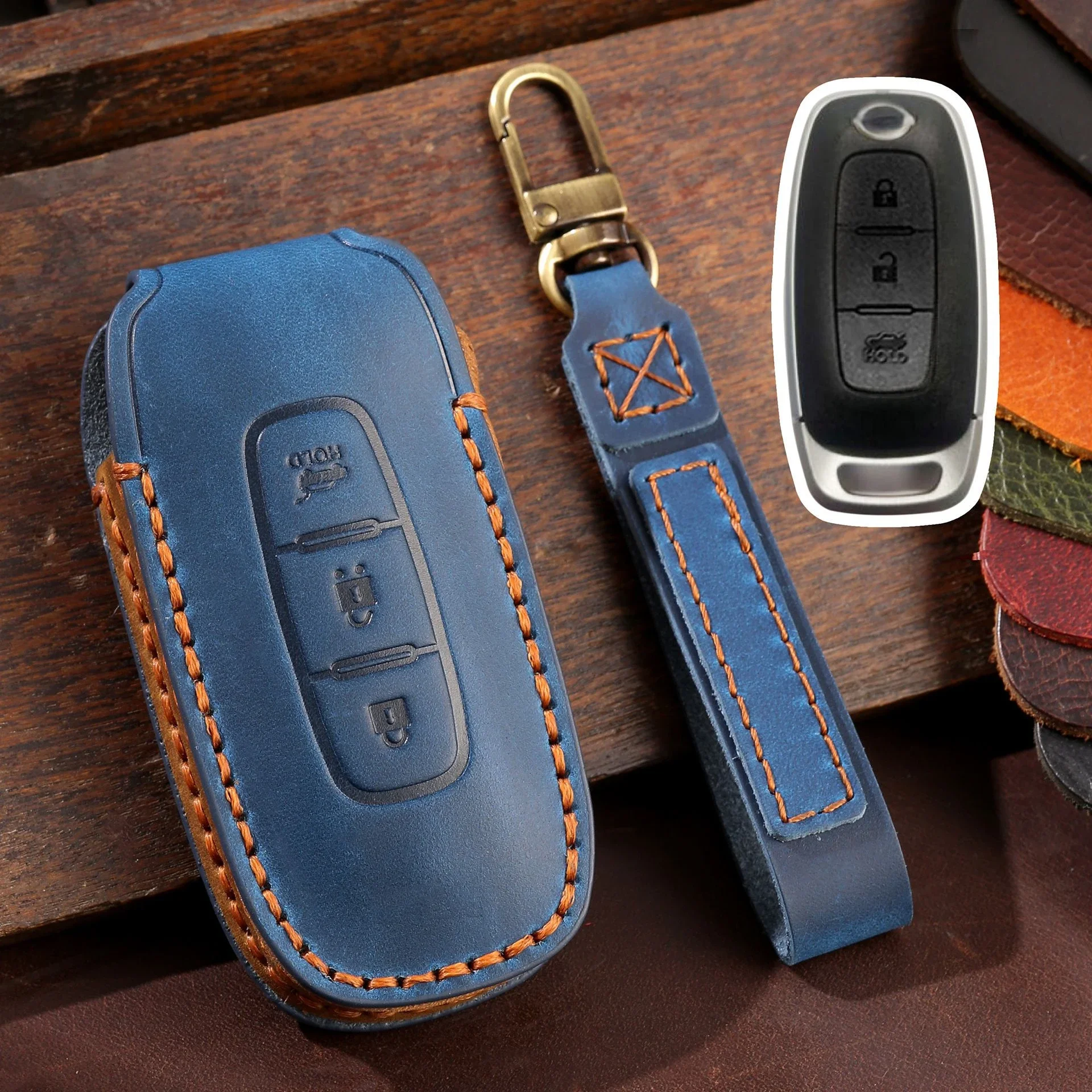 

Leather Car Key Case Cover For Nissan X-trail T33 Qashqai 2022 J12 Ariya Altima Teana 2022 2023 2023 Juke For Nissan Accessories