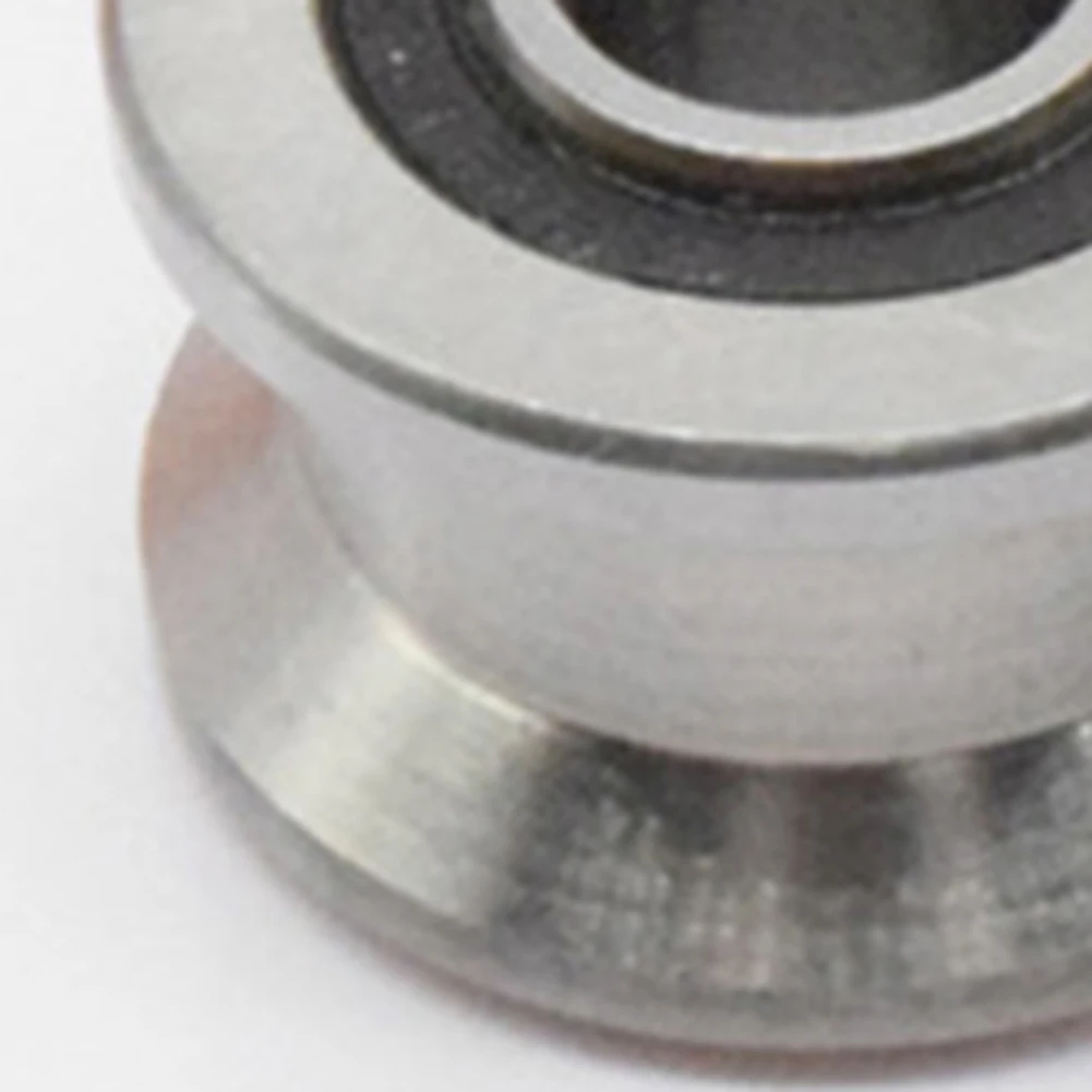 2PCS U22 T22 groove round bottom track pulley bearing sliding rollers bearing 22.5mm 8mm/0.3in 14.5mm for model making and toys