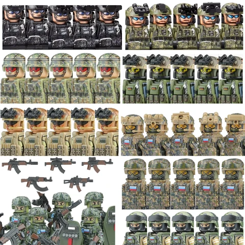 Военные фигурки SWAT Ghost Commando из пластика — внешний вид товара