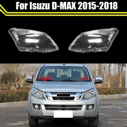 Car Headlight Cover Lens Glass Shell Front Headlamp Transparent Lampshade Auto Light Lamp For Isuzu D-MAX 2015 2016 2017 2018