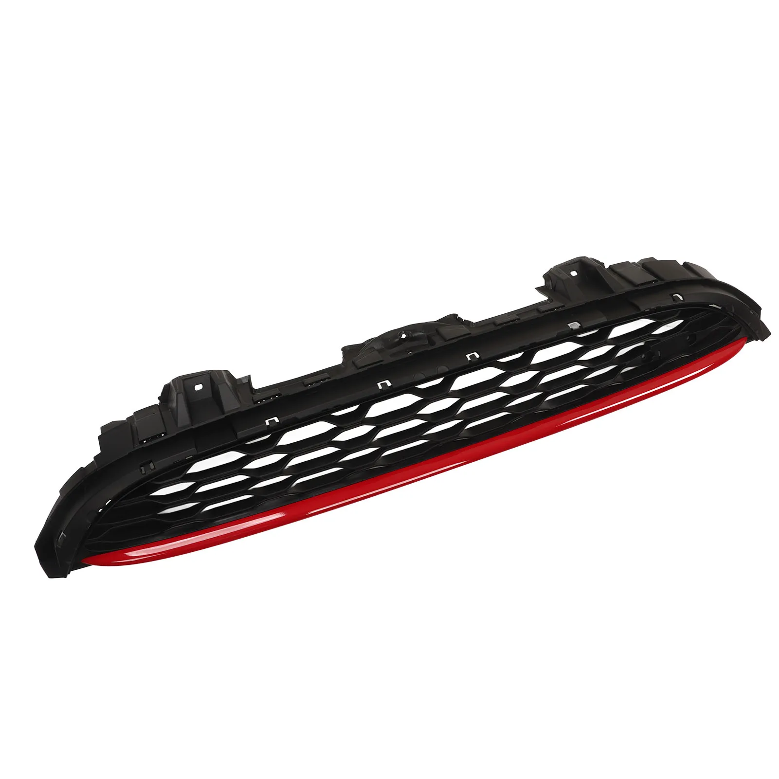 Front Bonnet Grill JCW Front Bumper Bonnet Grille Grill Red Stripe 51137393456 for  F55 F56 F57 S JCW 2014‑2021