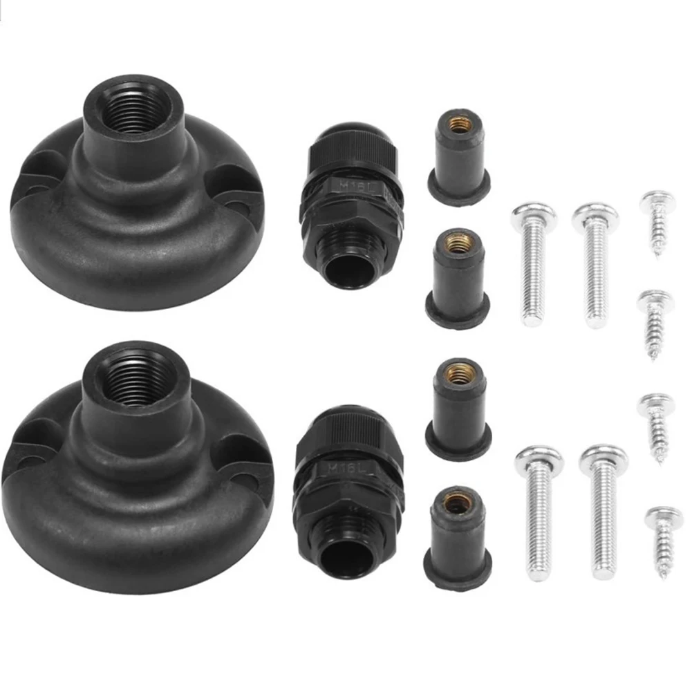 

Boat Mounting Kit Canopy Mount Bases Outdoor Activities 4cm X 5cm Size ABS Plastic Material Easy Installation For Kayaks