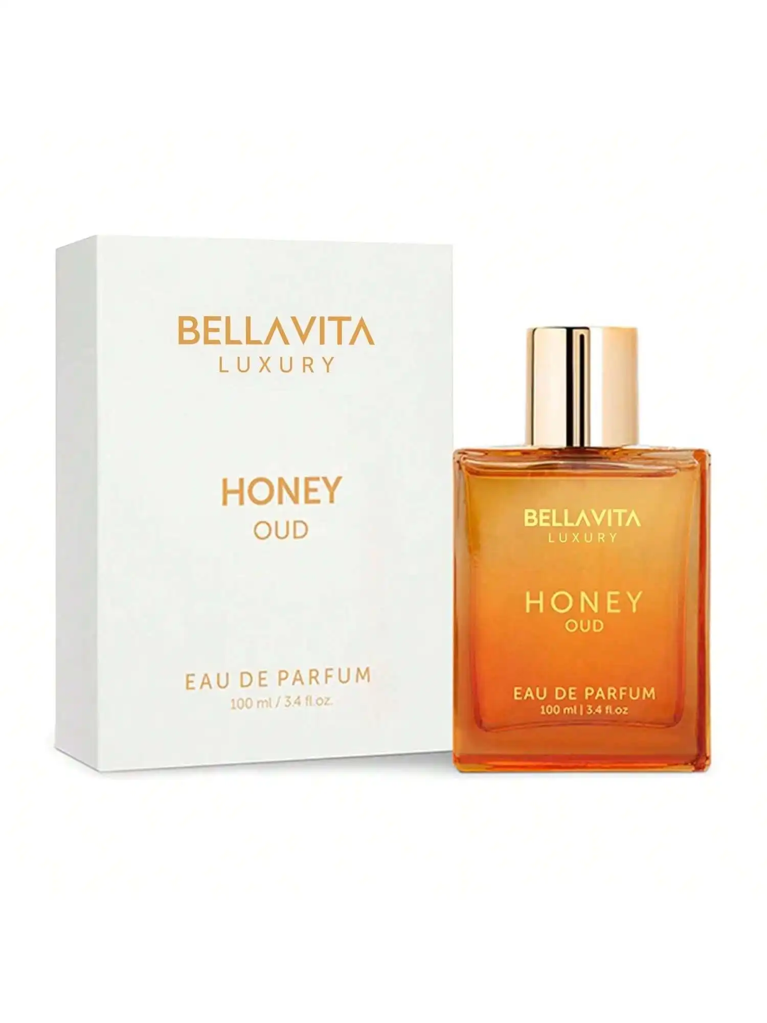 Bella Vita Luxury Honey Oud Eau De Parfum 3.4oz-عطور جديدة مثالية لنزهات العطلات والهدايا