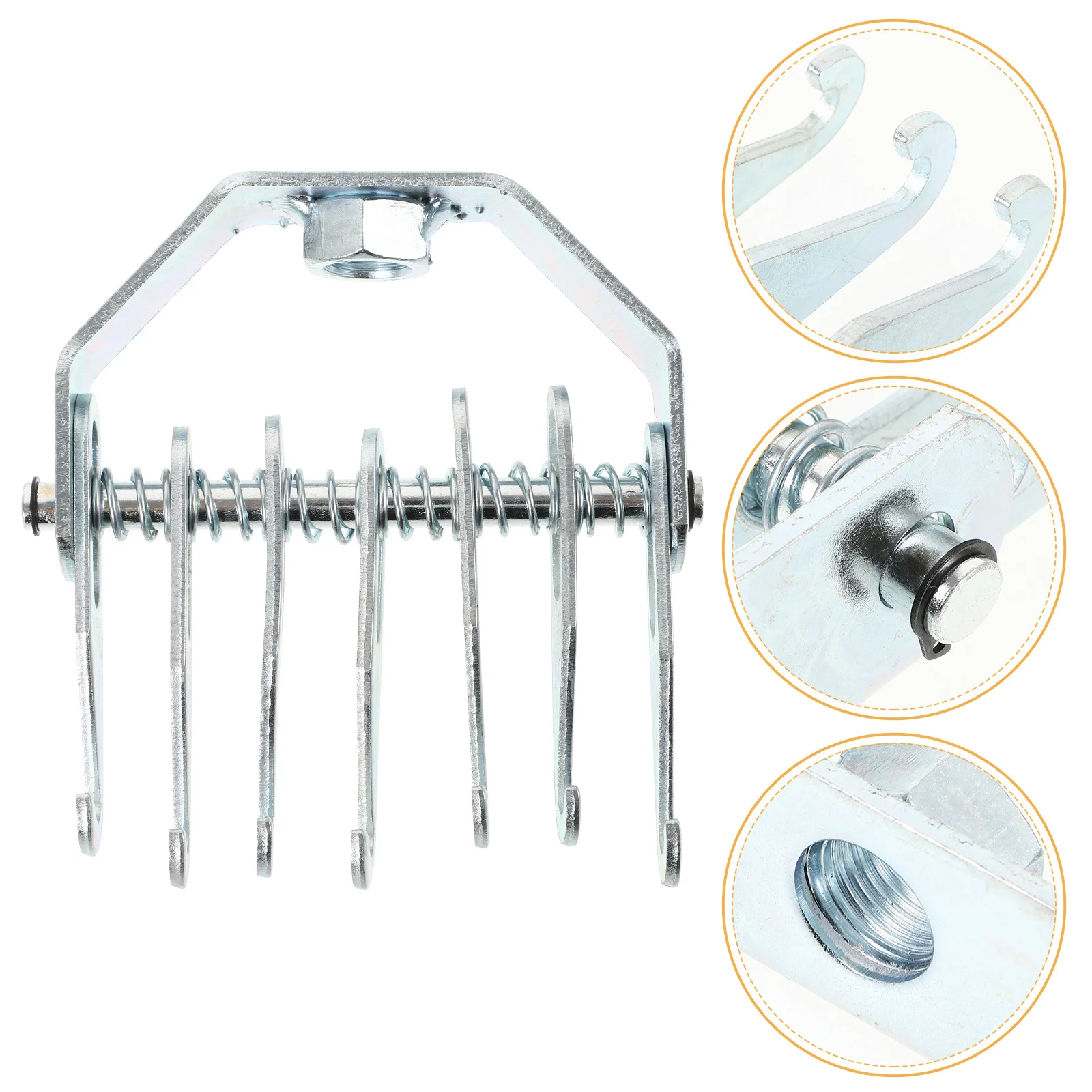 7 Claw Dent Puller Hook Professional Grade Metal Claw Puller for Precise Auto Dent Removal and Repair Efficiency