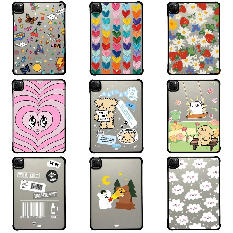 

Creative Cute Acrylic IPad Case for IPad Air 4 Air 5 10.9inch IPad Pro 2020 2021 2022 11inch 12.9inch Protective Cover Shell