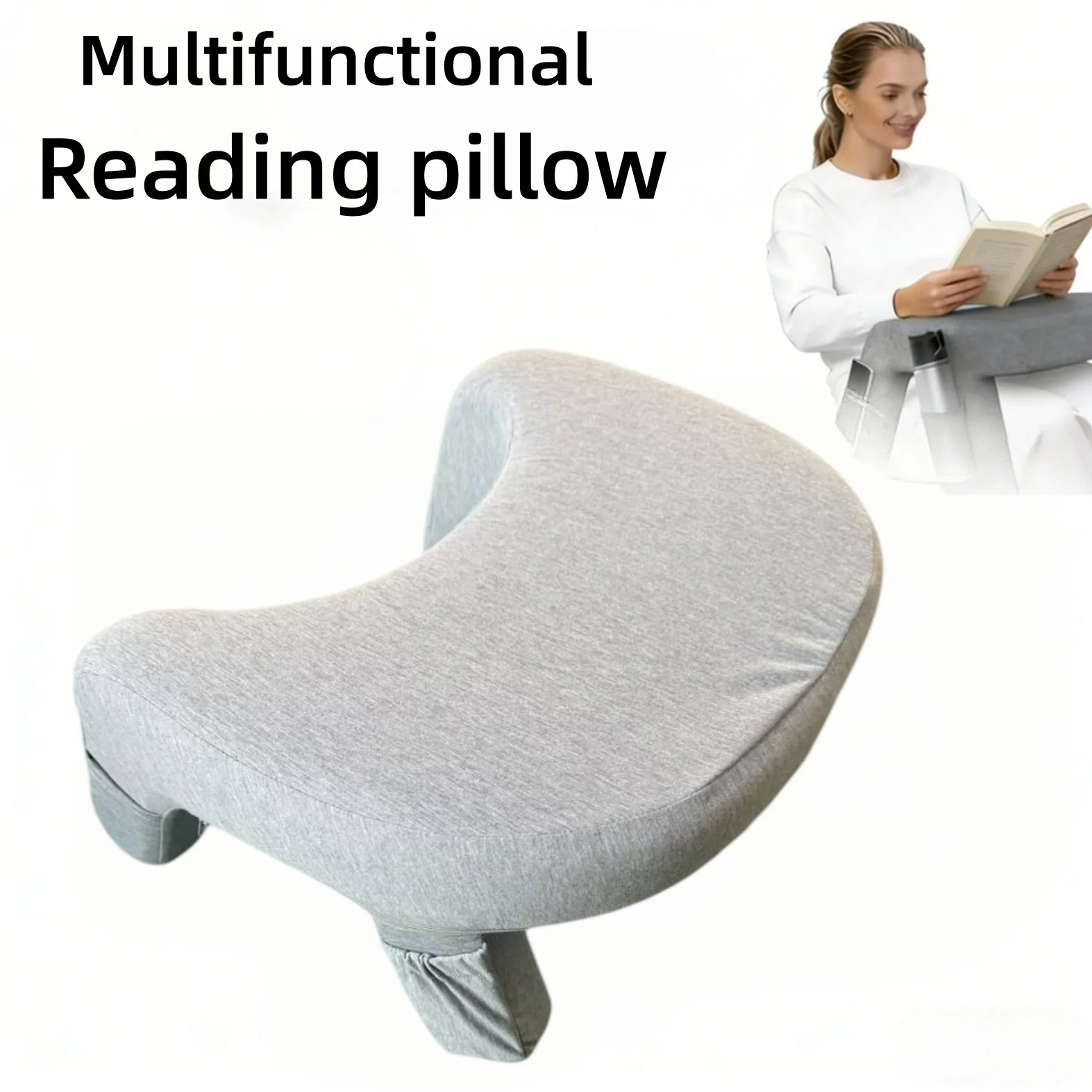 Multifunctional Reading Pillow Lazy Game Support for Reading Office Writing Bed Pillow Convenient Cushion