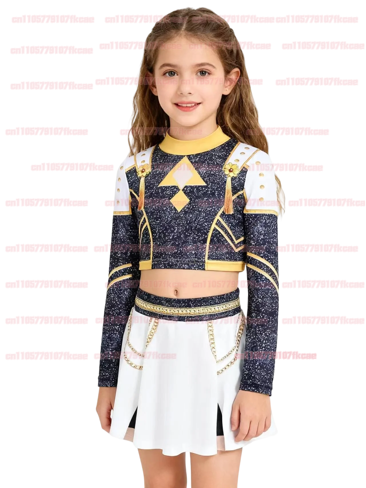 KIDS Meisjes Rumi Zoey Mira Cosplay Kostuum Kpop Demon Hunters Gedrukte Rollenspel Kleding voor Halloween en Carnaval