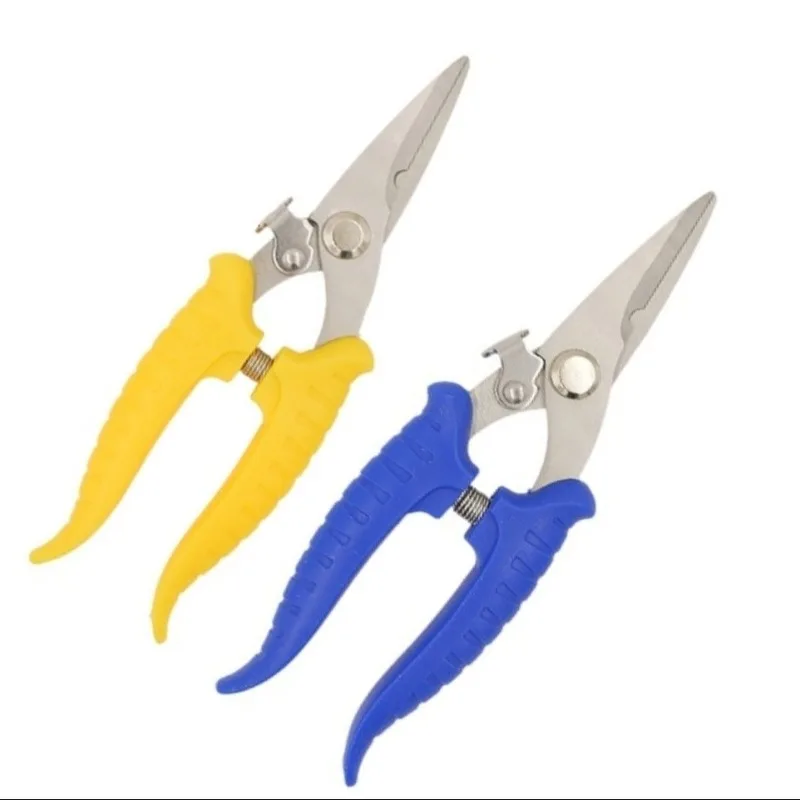 

7-Inch Stainless Steel Metal Electronic Scissors Multi-functional Cutting Electrical Industry Universal Wire Slot Iron Sheet