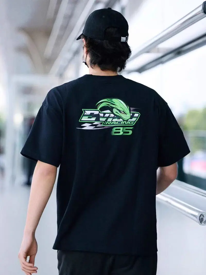 Wang Yi Bo No. 85 Pure Cotton Short-sleeved T-shirt YIBO Racing Peripheral Competition Top and Clothing for Men Women Fans