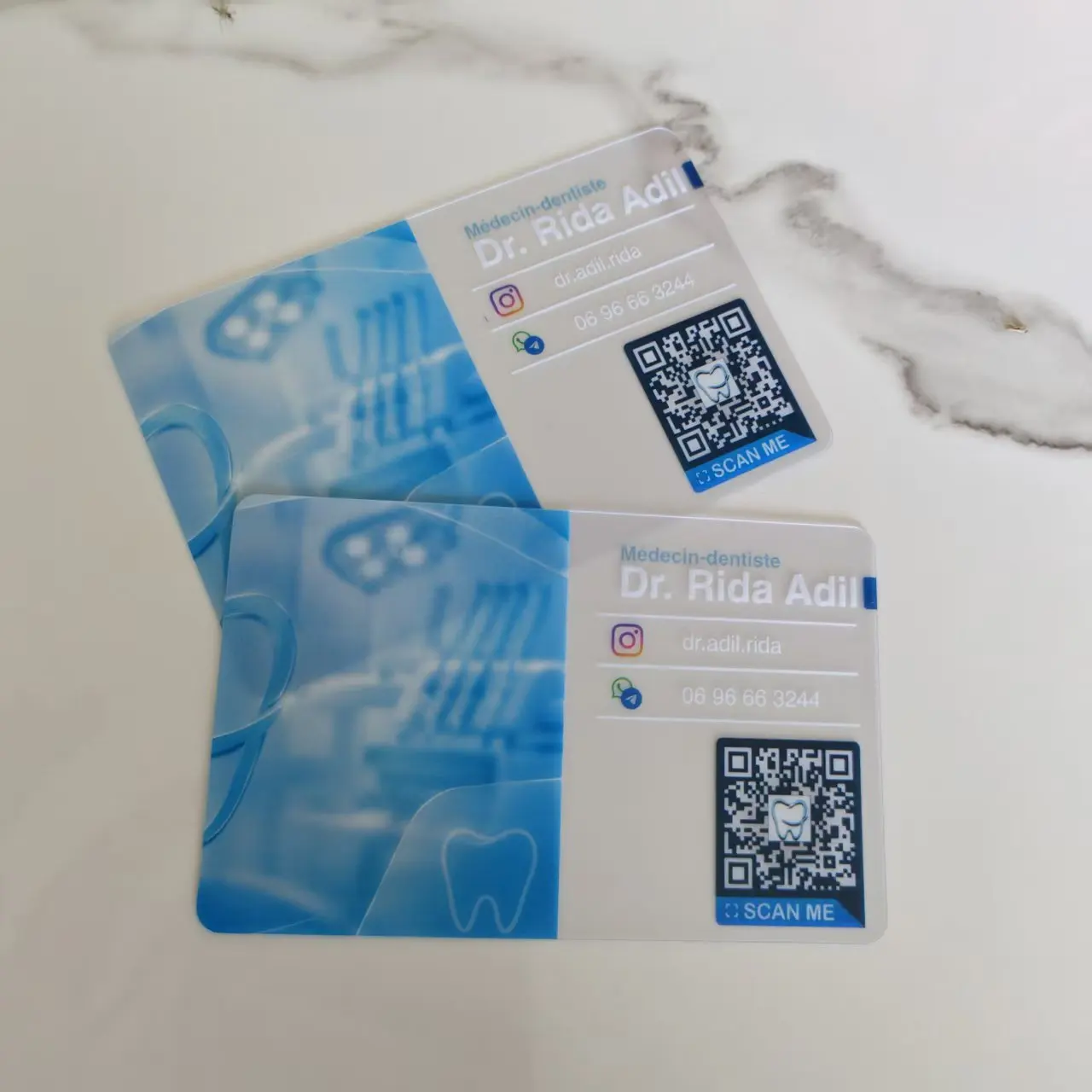 Customized Logo Color Printing PVC Transparent Matte Business Card 0.38mm Luxury Plastic Waterproof Business Card