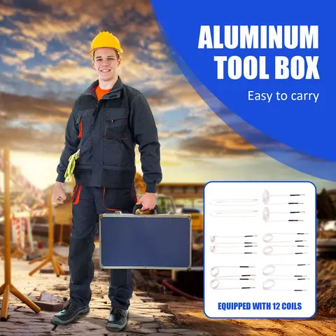 Magnetisk induktionsvärmare, handhållet skruvborttagningsverktyg, precisionsinduktiv värmare för bultar och rostiga skruvar 6 best sales induktionsvärmare - №5