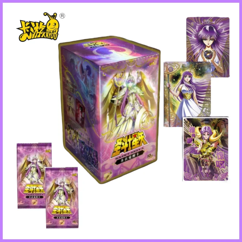 

Горячие оригинальные карты Kayou Vol.4 Saint Seiya, ткань Awakening Athena, коллекционные карты аниме, Mistery Box, коллекционная карта периферийных устройств