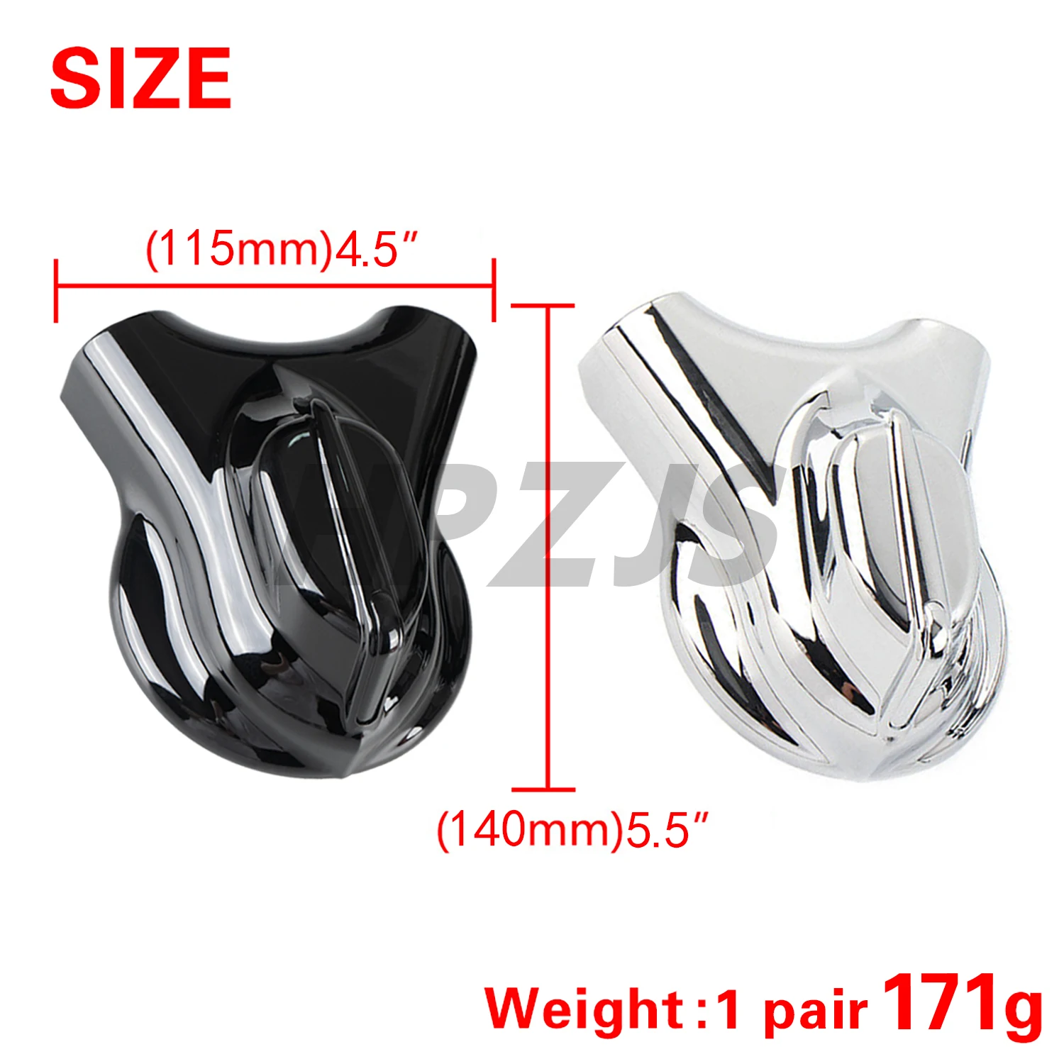 

Black/Chrome ABS Plastic Motorcycle Rear Swingarm Axle Covers For Harley Softail Custom Heritage Classic FXSTC FLSTN 2008-2017