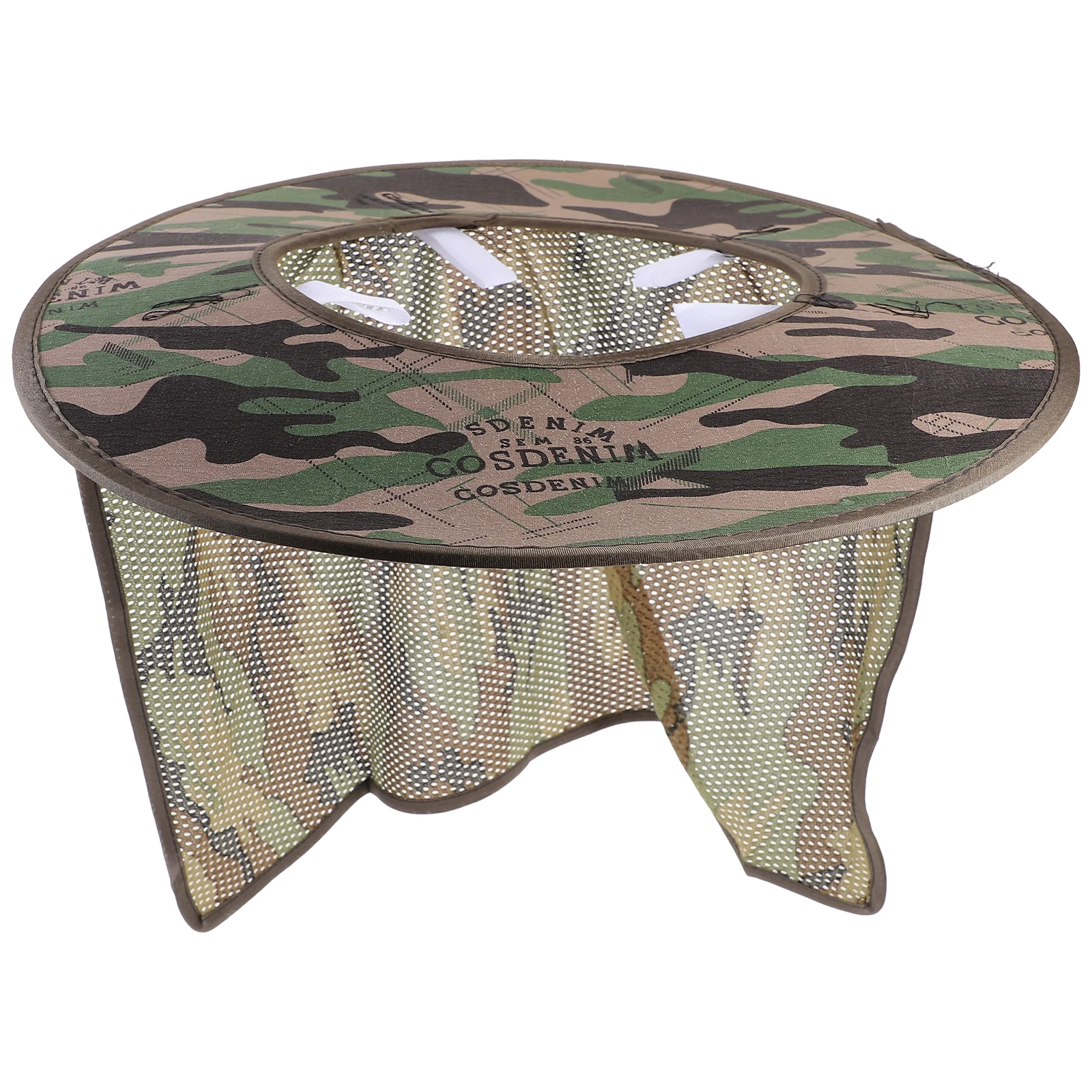 

Hard Hat Visor Shade Full Brim Sun Protection Construction Cover 35m Detachable Zipper Camouflage Mesh Breathing Outdoor