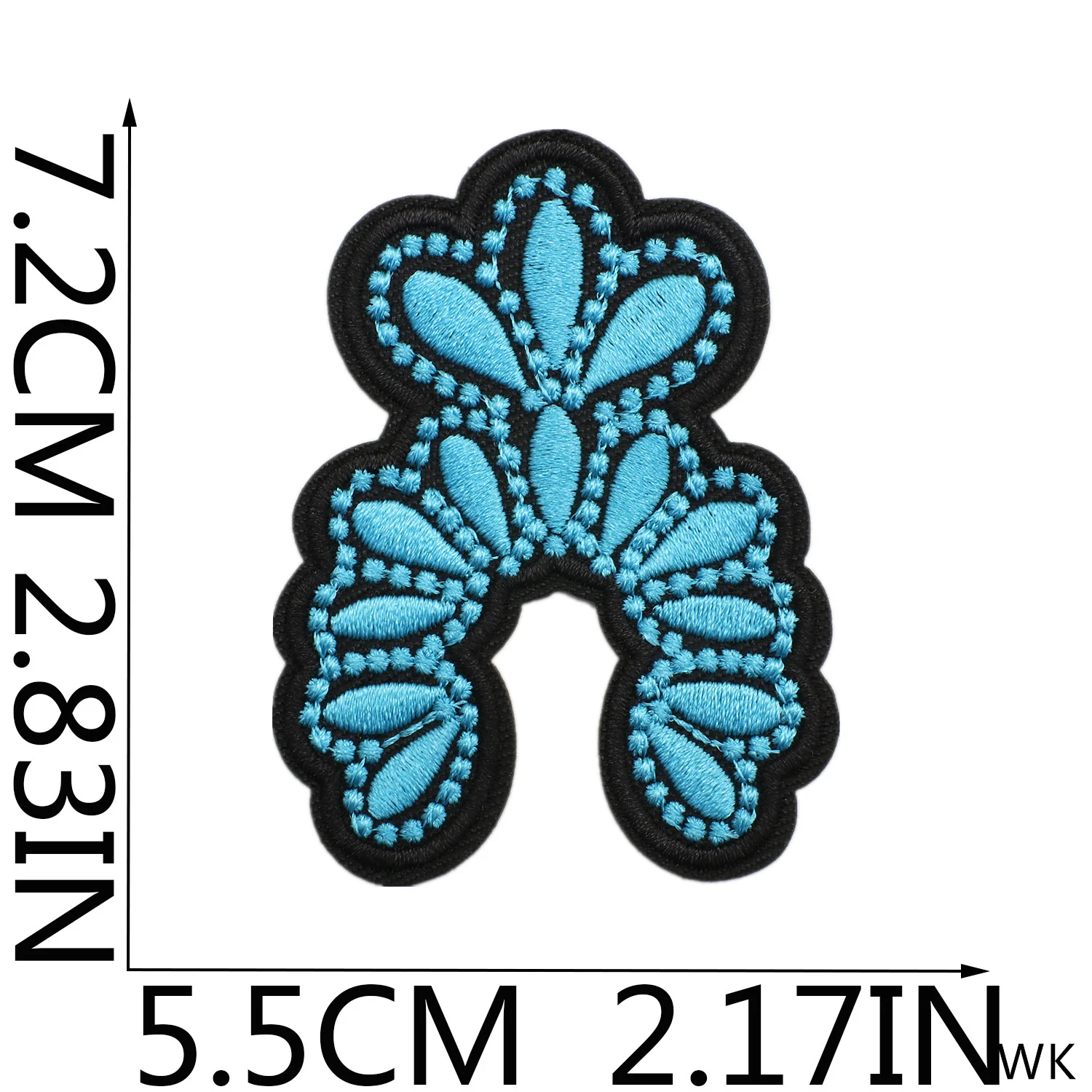 2025 New Patch 10 Pcs Wild West  Embroidered Patches Iron On Clothing Hat Bag Shoe Repair Phone Gift Box Decor DIY