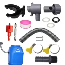 Diverter Kit For Rain Barrel Weatherproof Collection System Tank Connection Seal 1.64ft/3.28ft Hose Water Filtering Devices