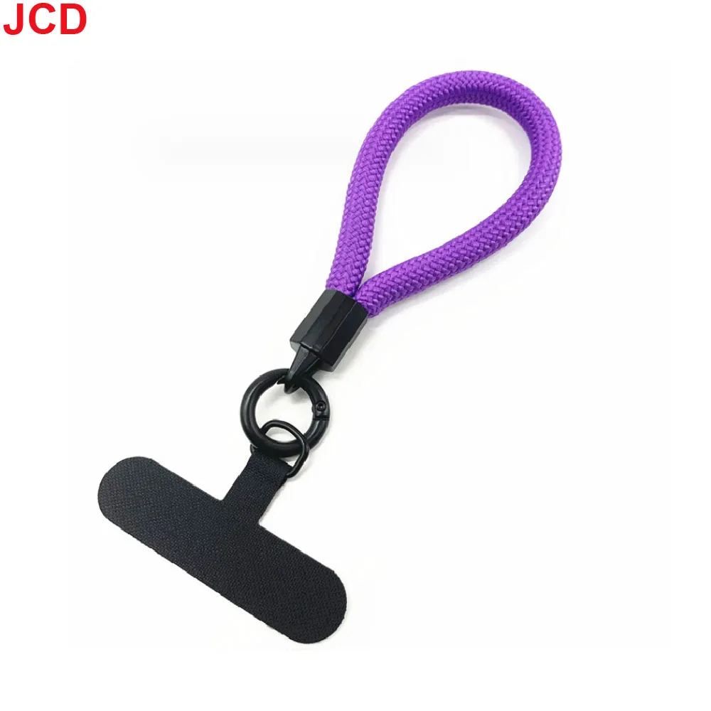 JCD 1pcs Phone Wrist Strap 8mm Diameter Lanyard Anti-loss Short Rope USB Keychain Hanging Portable Bag Mobile Cover Case Strap