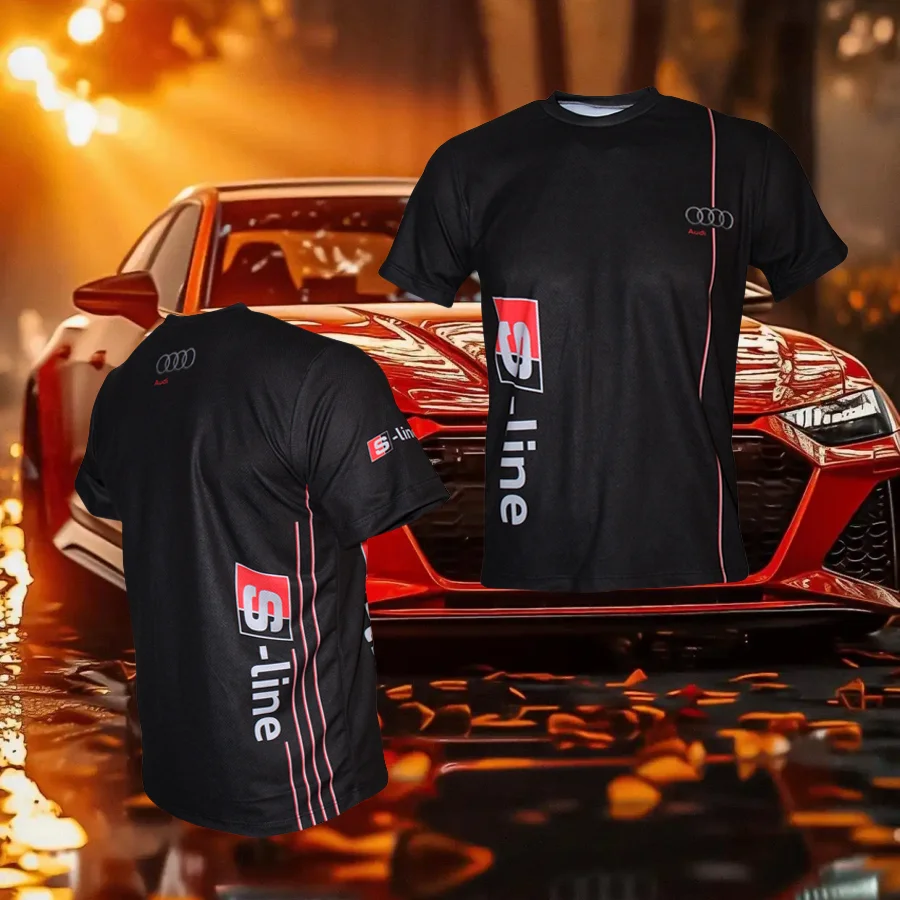 

Audi Authorization High Performance Quattro Motorsport T-Shirt Men Women Clothes Breathable Quick-drying Comfort T-Shirt