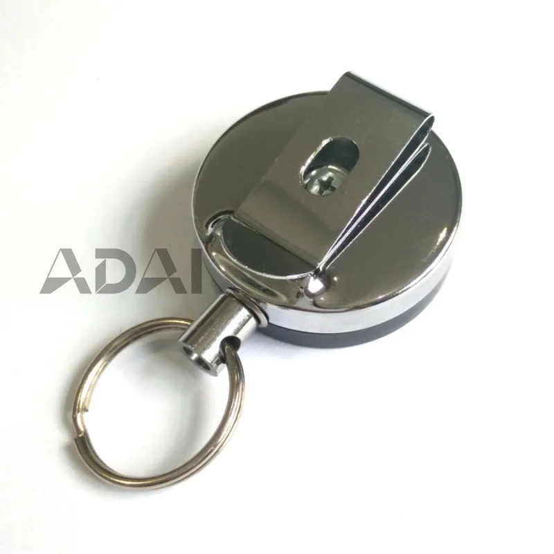 

2 шт. выдвижных брелоков с защитой от потери и кражи, оснащенных высокопрочным стальным тросом, прочных и устойчивых к разрыву.