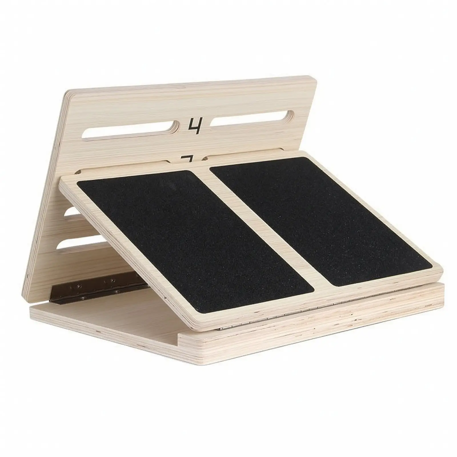 Folding Wood Calf Stretcher Board for Standing Stretch Slant Board Adjustable Angle for Home Gym Yoga Dance Flexibility Workout