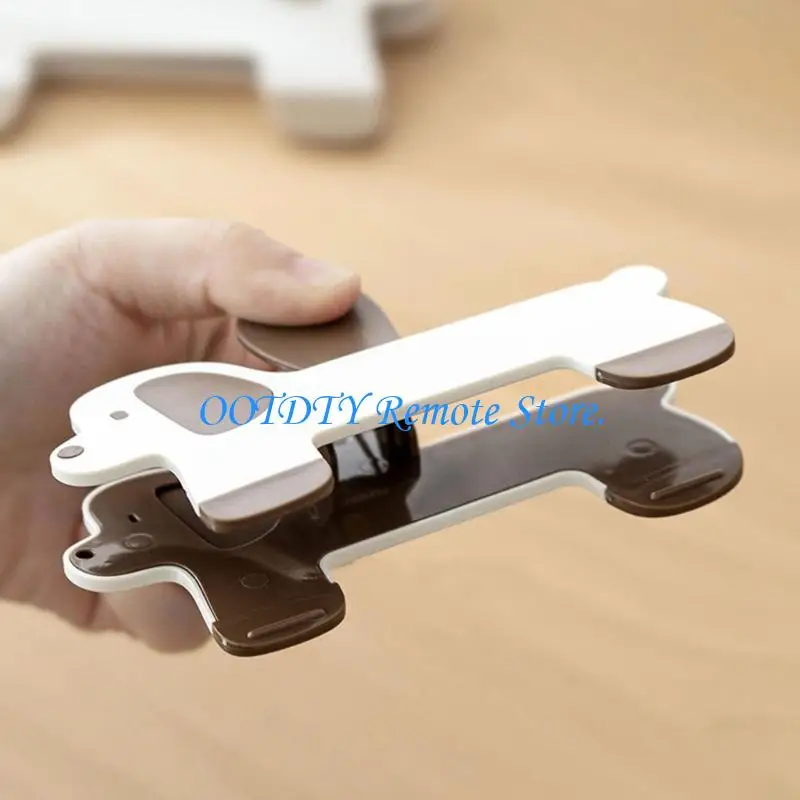 

Portable Puppy Book Stand Plastic Texture Secures Pages Effortlessly
