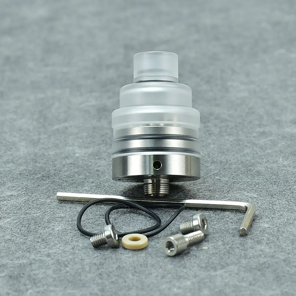 WOLFCOOLVAPE vape rda Duetto Reborn vape RDA tank 316ss 22mm Atomizer rda Atomizer BF atomizer tank for coils & atomizers - gallery image 6