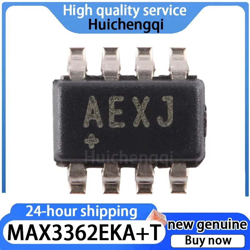 1PCS Original Genuine MAX3362EKA+T SOT-23-8 3.3V, High-speed RS-485/RS-422 Transceiver Chip