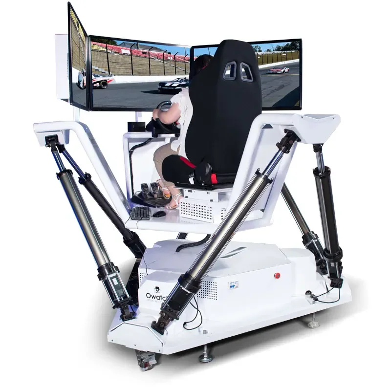 

9d vr f1 car three screens high speed driving simulator