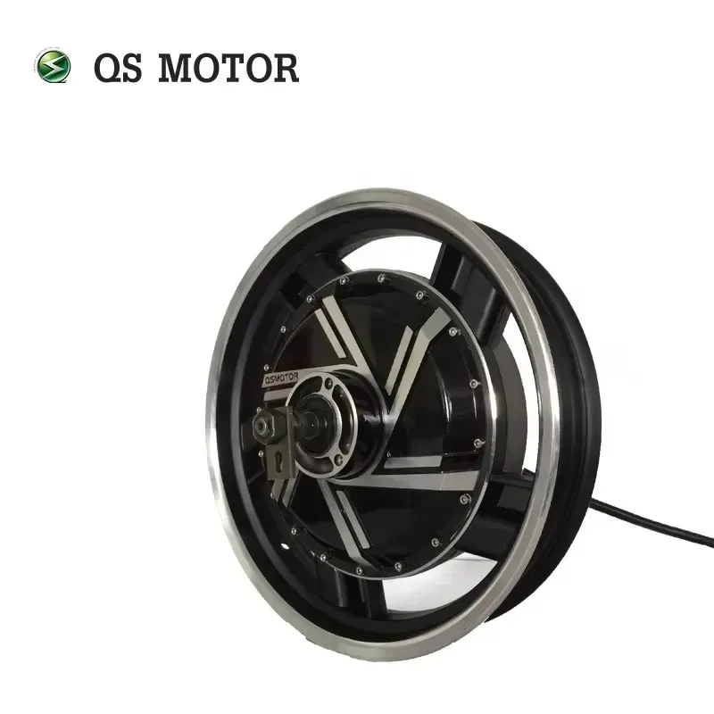 Hot Sale QS Motor 8000W BLDC Permanent Magnet In-Wheel Motor 17*3.5inch Dual Shaft Hub Electric Scooter/E-Motorcycle 273 V3