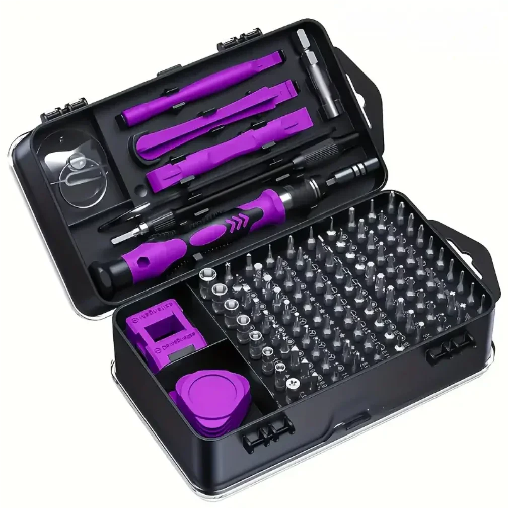 

115-in-1 Multi-Functional Screwdriver Set – Strong Magnetic High Hardness Tool Kit with Special-Shaped Screwdrivers
