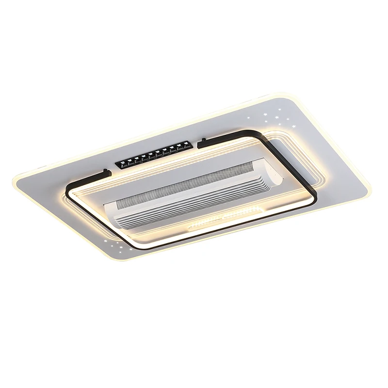 Unsichtbarer blattloser LED-Deckenventilator, moderne, unsichtbare, blattlose Deckenventilatorlampe, Innenventilator, Beleuchtung, Schlafzimmer, Wohnzimmer