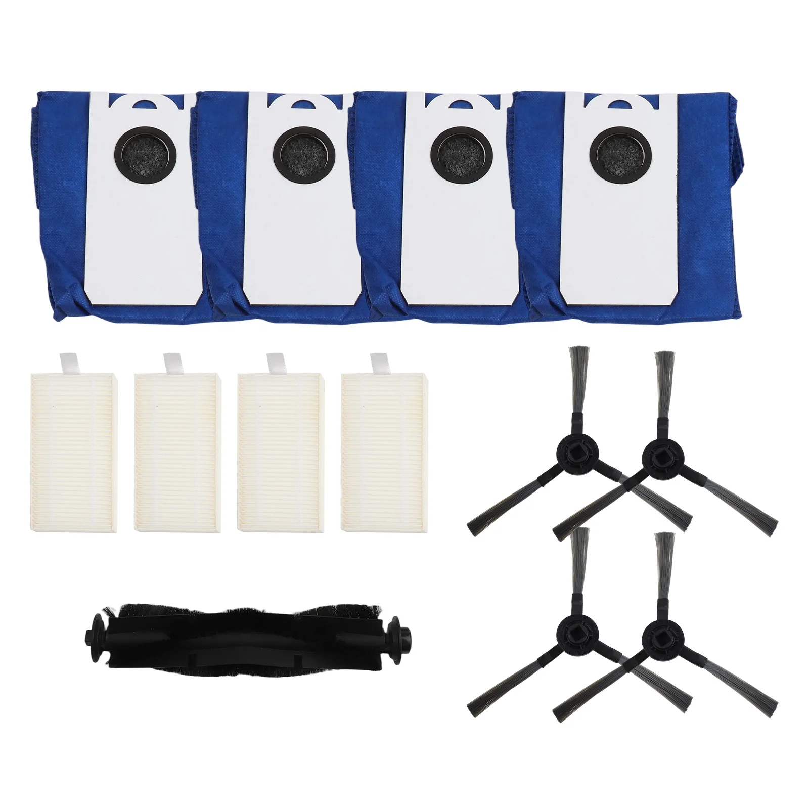 Запчасти для робота-пылесоса BObsweep Dustin, основная/боковая щетка + фильтр + сменный комплект для пылесборника, аксессуары