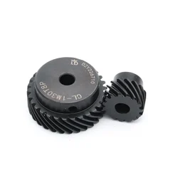 1: 2 Helical Gear 1M 15T 30T 8mm DIY Gearbox Variable Speed Right Angle Corner Device Bevel Gear