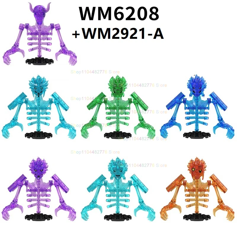 

WM6208 MOC аниме мини-фигурки сборка сцены строительные блоки коллекция кирпичи DIY игрушки праздничный подарок для детей