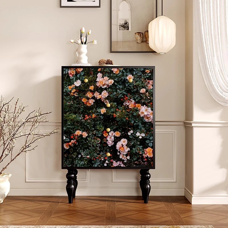 retro solid wood home drawer cabinet, living room storage, dining side cabinet, bedroom, bedside locker, chest of drawers