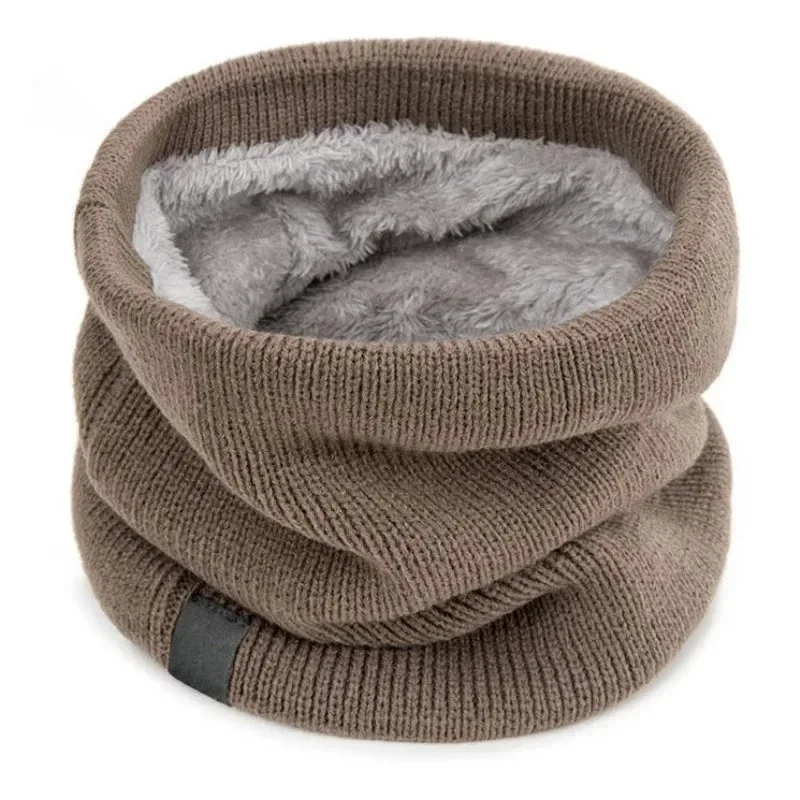 

For Women Men Face Cover Winter Skating Running Hiking Scarves Thick Cold-proof Collar Knitted Neck Warmer Sports Scarf Fashion
