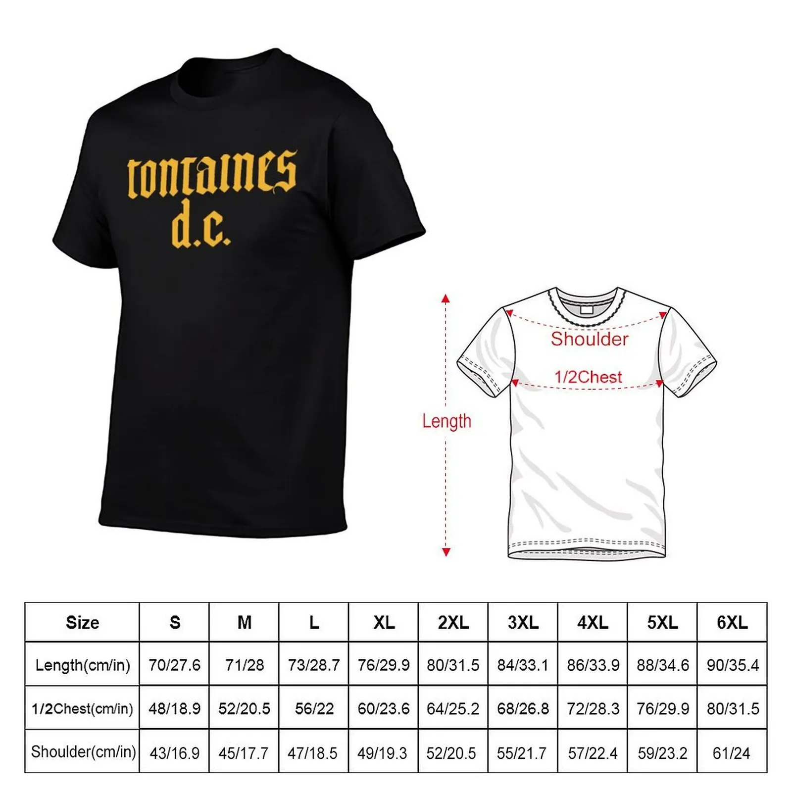Fontaines D.C. Logo Tee (smaller logo) T-Shirt boys whites customs design your own shirts men