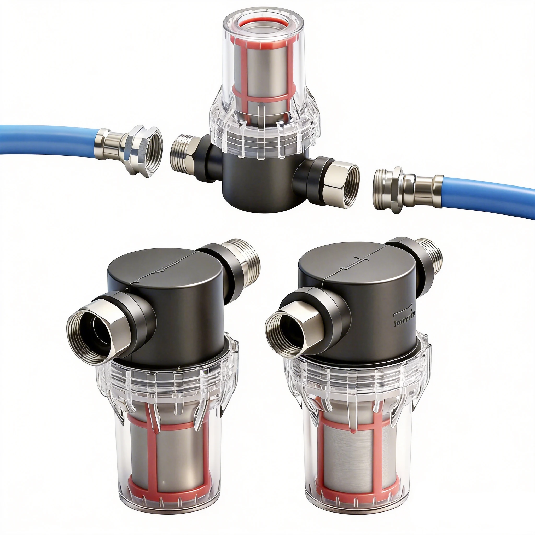 Фильтры с наружной резьбой 1/2, 3/4, 1 дюйм, с сеткой 200 меш, для ирригации, подходят для садовых шлангов и фермерских хозяйств