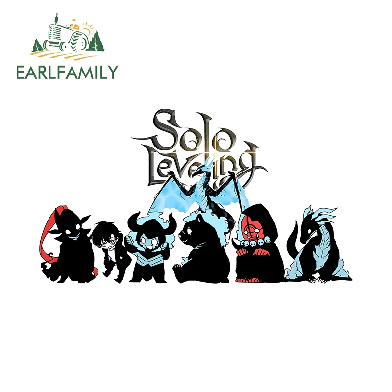 EARLFAMILY For Solo Anime Cute Peeker Car Stickers Interesting Cartoon Style Graphics Decals Cool Car Accesorios Para Auto - Image 3
