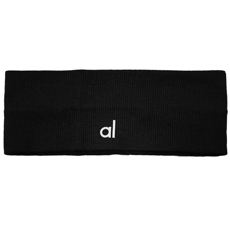 ALO Elastic Yoga Hair Bands Knitted Headband Women Solid Color Headwear Girls Hair Accessories