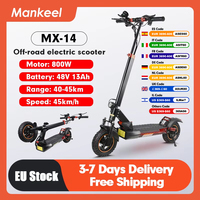 Mankeel Adults Electric Scooter 800W 15AH Electric Kick E Scooters Foldable 10 inch Smart APP Escooter Dual Shock Absorbing