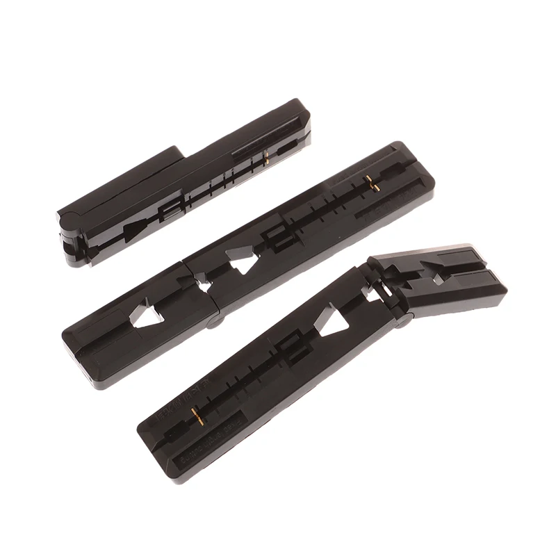 1/4Pcs Lightweight Integrated Folding Fiber Optic Cable Stripper 2 In 1 Guide Rail Cold Connection Tools