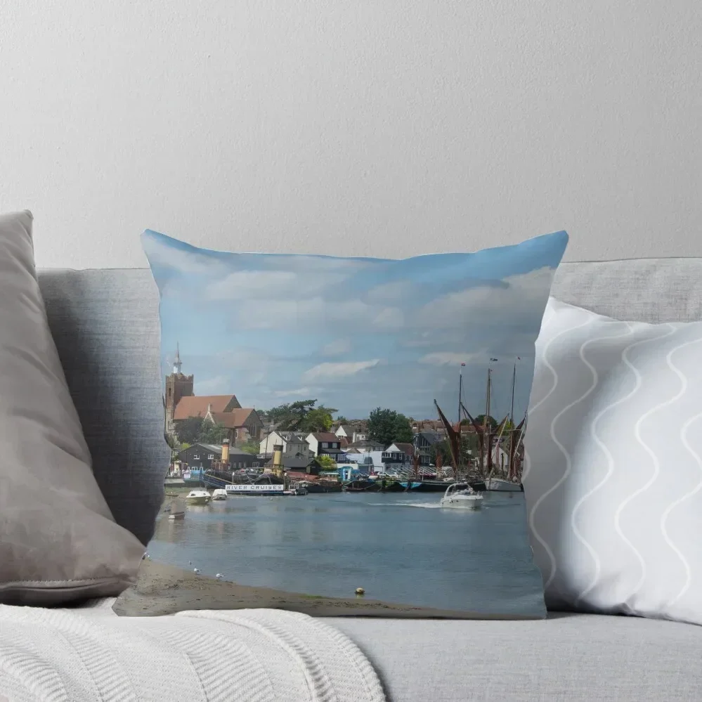 Maldon, Essex Throw Pillow Decorative Cushion Cover Sofa Cushion Cover Cusions Cover ornamental pillows pillow