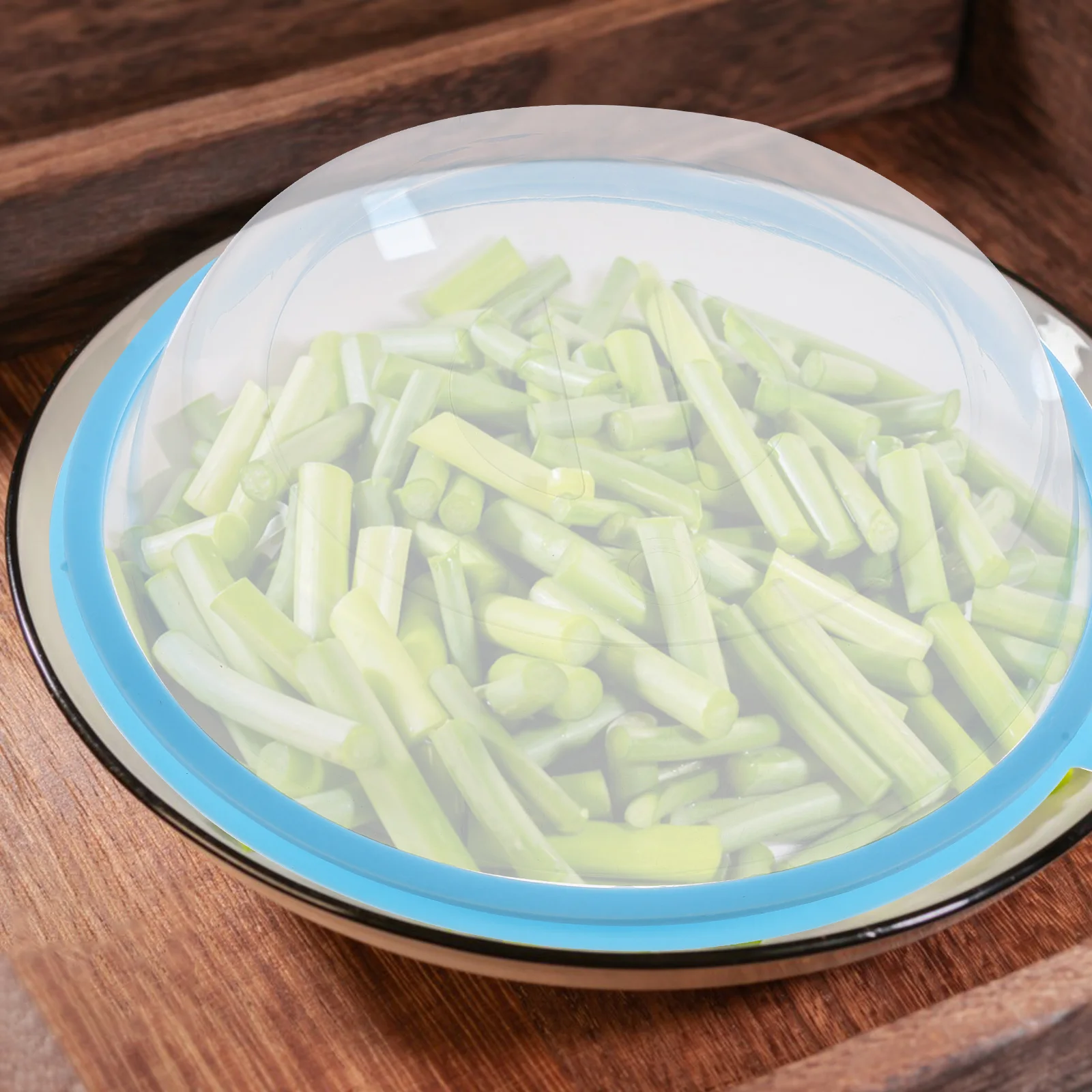 

4 Pcs Portable Fresh Cover Pot Lid Microwave Plastic Lids Clear Ovens Food Protecting -proof Meal Fresh-keeping