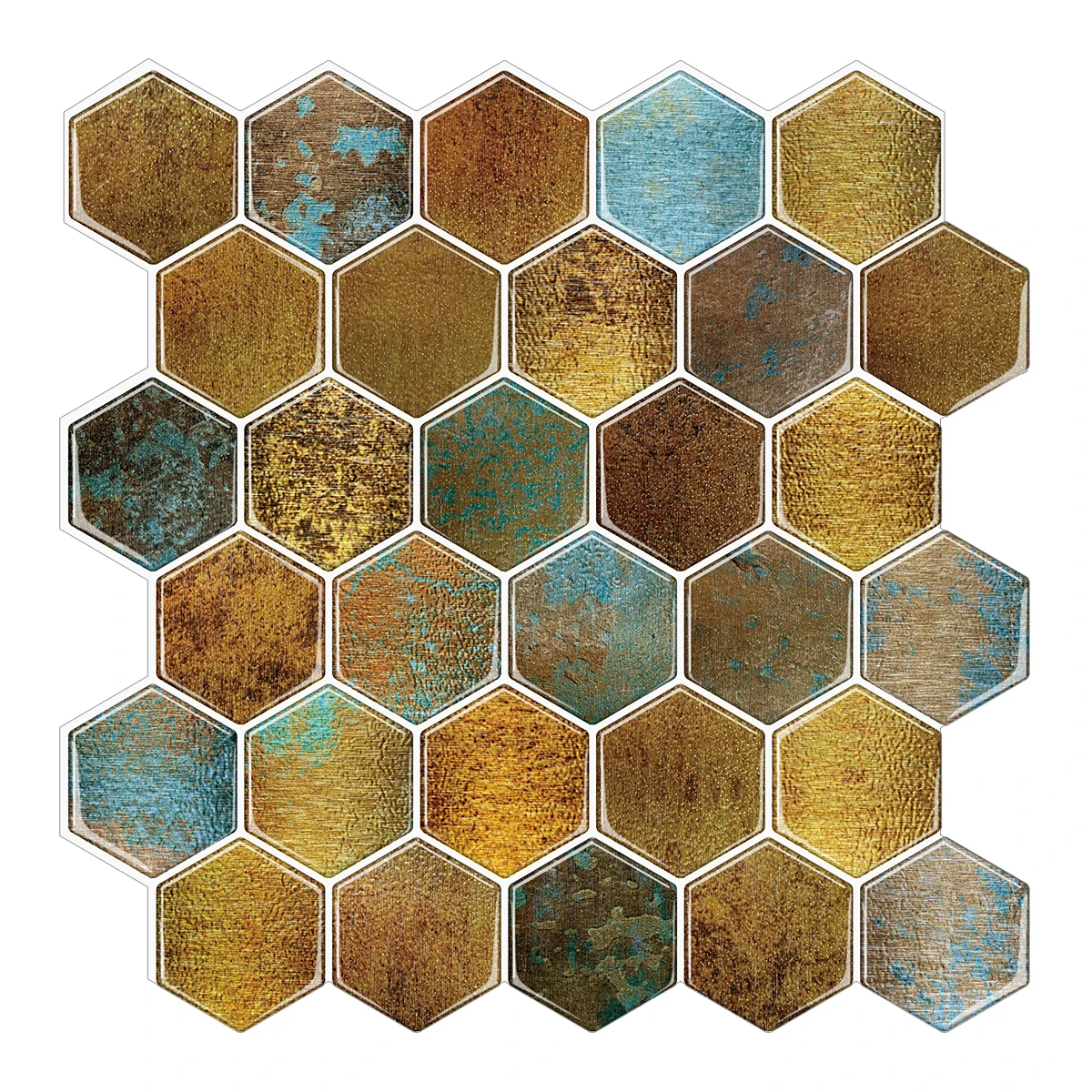 Wallpapers for Living Room Bedroom Hexagon Self Adhesive Wallpaper Peel and Stick Wallpaper  3D Tiles for Wall Decoration