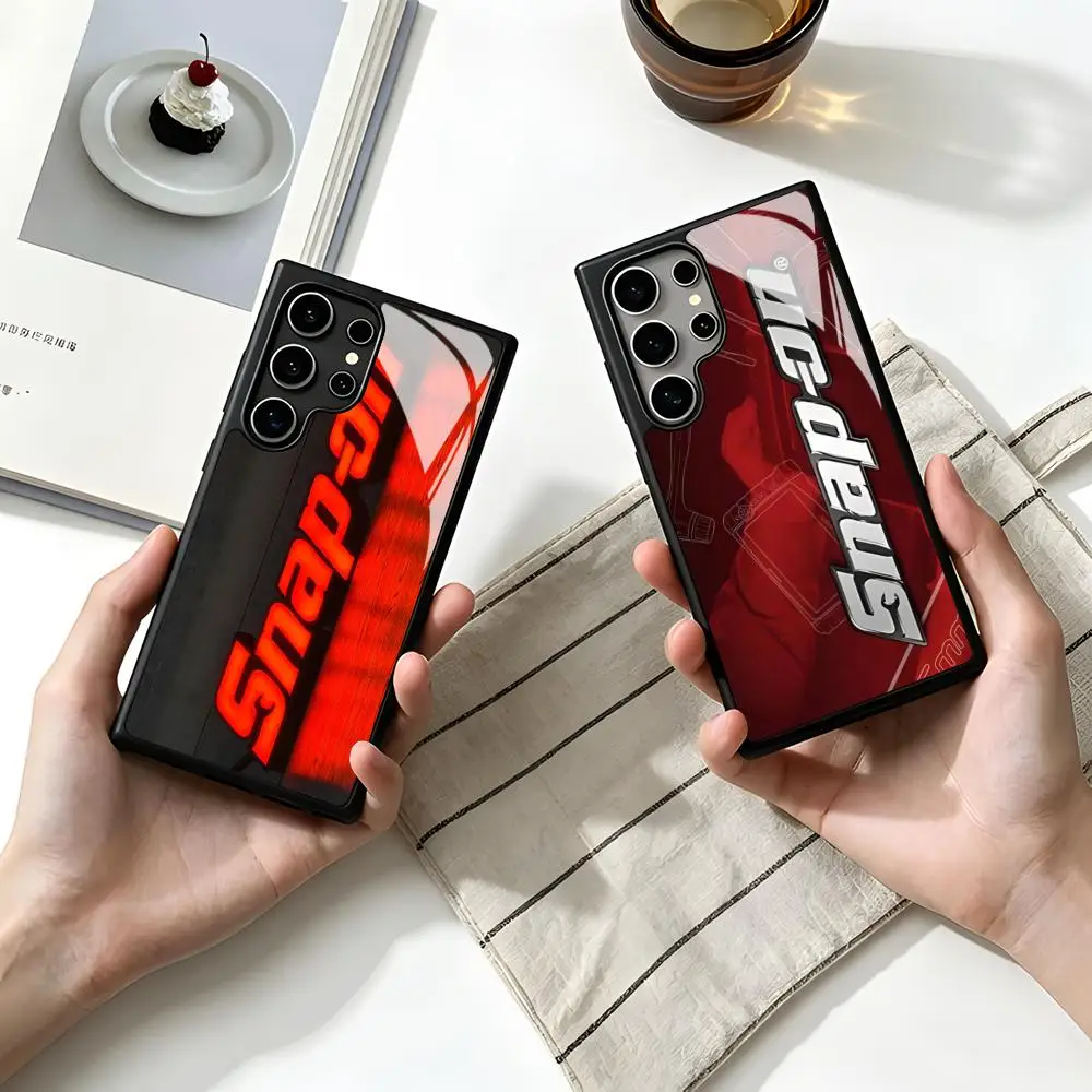 Funda para teléfono con logotipo de Car Snap-ons ToolS para SAMSUNG S26 25 24 S22 S20 ULTRA S21 S30 23 Note5 S8 Plus S9 S10E Lite PC+TPU