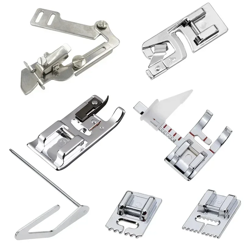 31 スタイル 1Pc ミシン定規通常押えマグネットシームガイドフットファインタッカーゲージ DIY ミシンアクセサリー