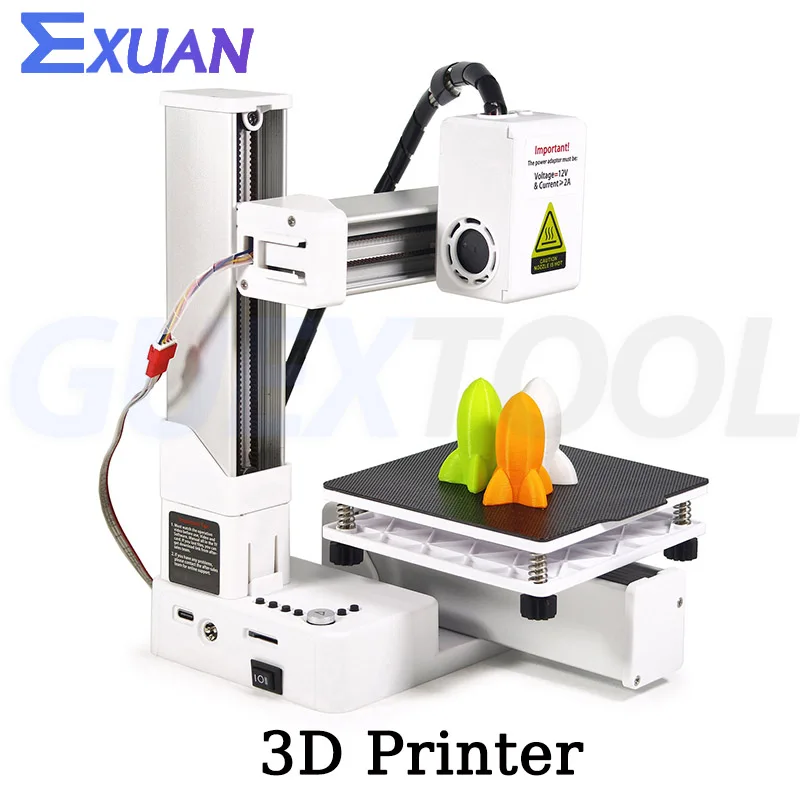 K10 BEYAZ 3D Yazıcı Uyumlu PLA TPU 1.75mm Filament 10-40 mm/sn Baskı Hızı Giriş Seviyesi Eğlenceli 3D Baskı Makinesi DIY Meraklısı