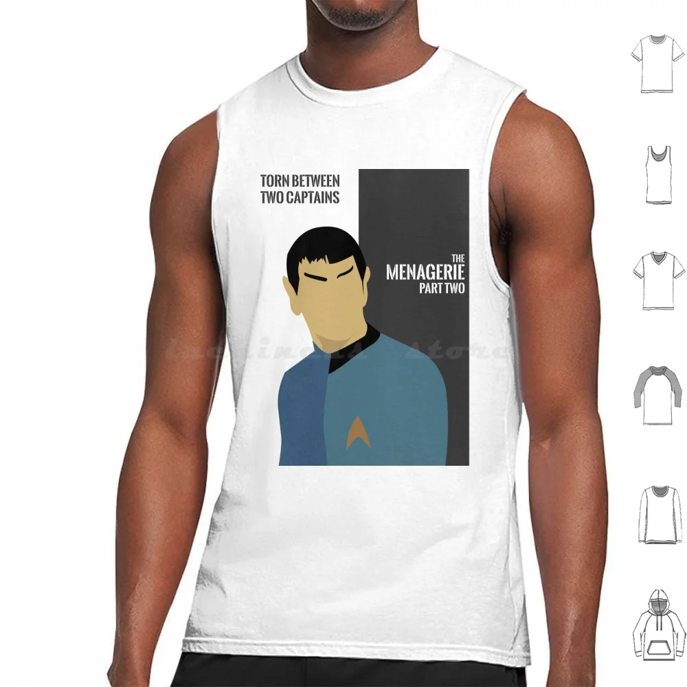 Spock Torn Tank Tops Vest Sleeveless Startrek _ Tpapproved Science Fiction Ncc 1701 Uss Enterprise Trekker Federation The